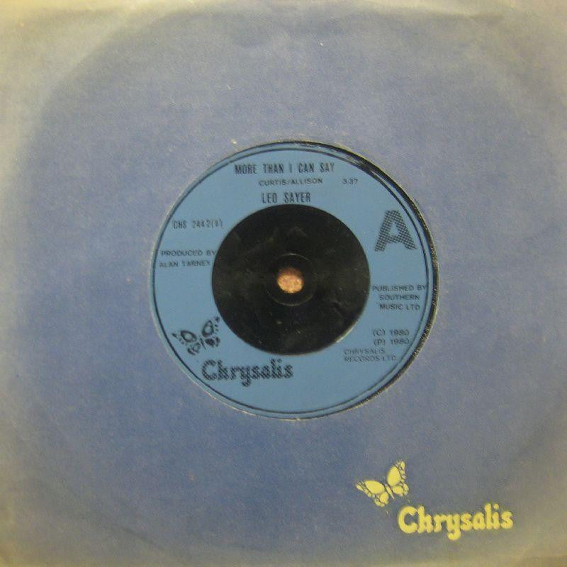 Leo Sayer-More Than I Can Say-7" Vinyl