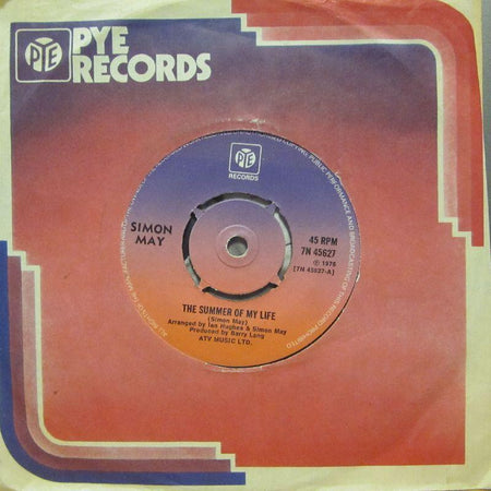 Simon May-The Summer Of My Life-7" Vinyl