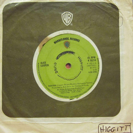 Alice Cooper-Elected-7" Vinyl
