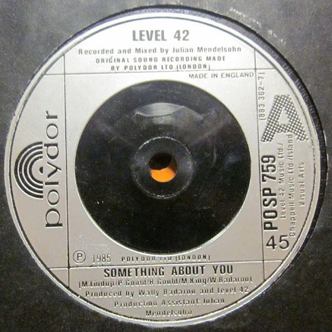 Level 42-Something About You-7" Vinyl