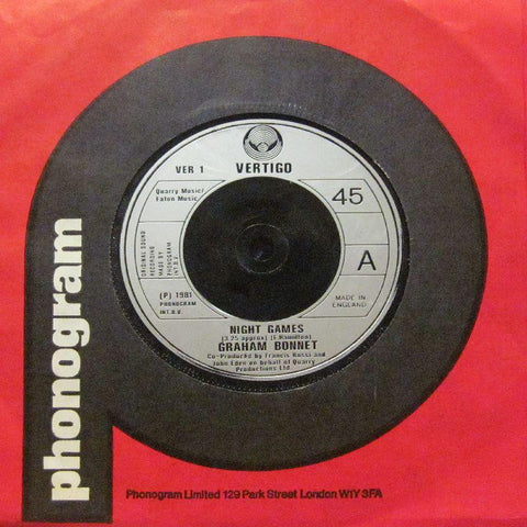 Graham Bonnet-Night Games-7" Vinyl