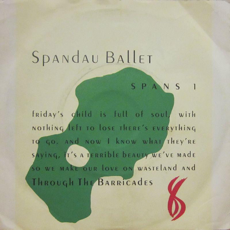 Spandau Ballet-Through The Barricades-7" Vinyl P/S
