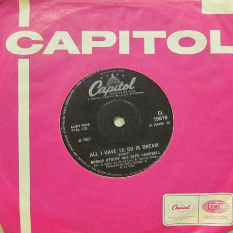 Bobbie Gentry-All I Have To Do Is Dream-7" Vinyl