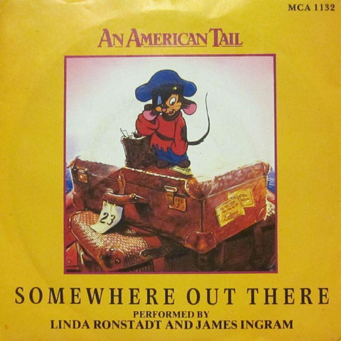 Linda Ronstadt-Somewhere Out There-7" Vinyl P/S