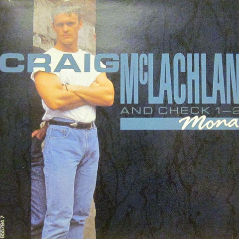 Craig McLachlan And Check 1-2-Mona-7" Vinyl P/S