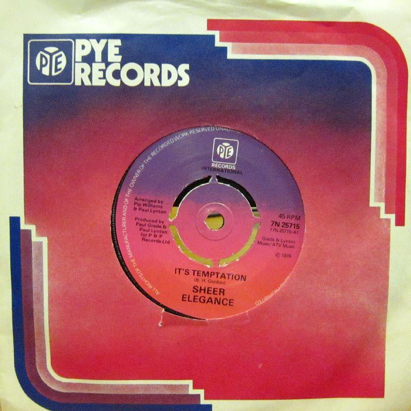 Sheer Elegance-It's Temptation-Pye-7" Vinyl