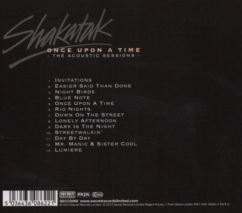 Once Upon A Time The Acoustic Sessions-Secret-CD Album-New