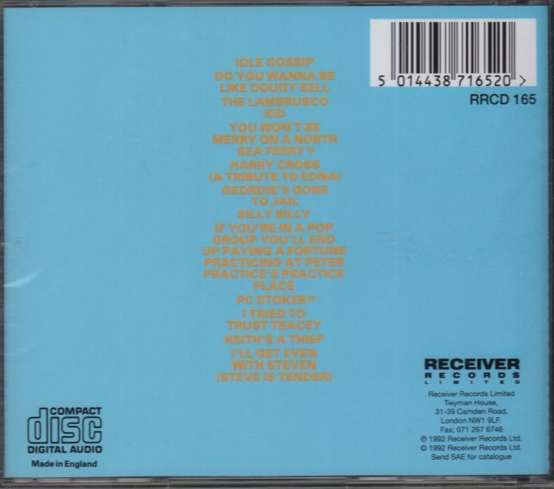Idle Gossip-Receiver-CD Album-New & Sealed