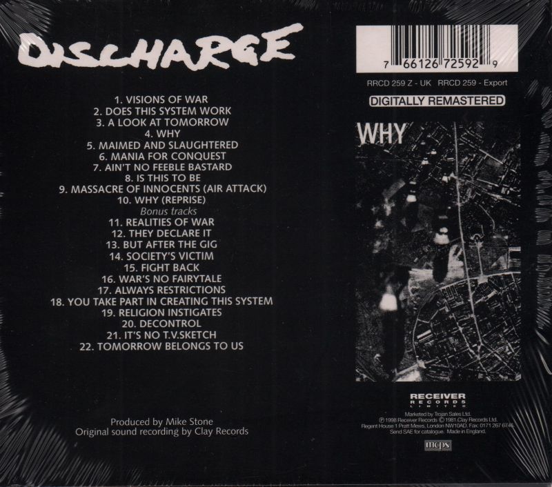 Why-Receiver-CD Album-New & Sealed