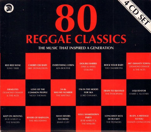 80 Reggae Classics The Music That Inspired A Generation-Trojan-4CD Album