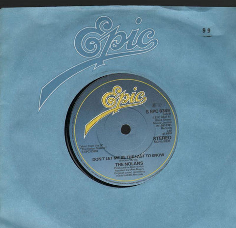 The Nolans-Don't Let Me Be The Last To Know-7" Vinyl