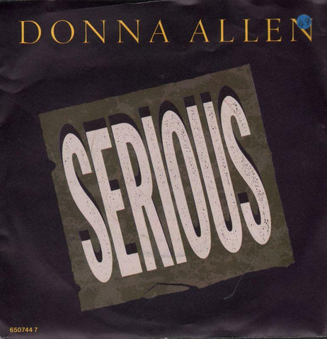 Donna Allen-Serious-7" Vinyl P/S