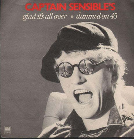 Captain Sensible-Glad It's All Over-7" Vinyl P/S