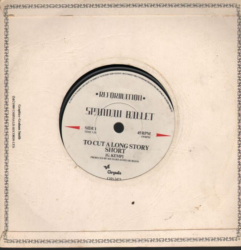 Spandau Ballet-To Cut A Long Story Short-7" Vinyl