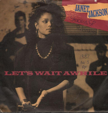Janet Jackson-Let's Wait A While-7" Vinyl P/S