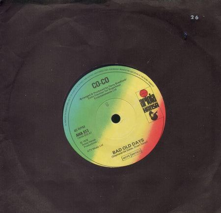 Co-Co-Bad Old Days-7" Vinyl