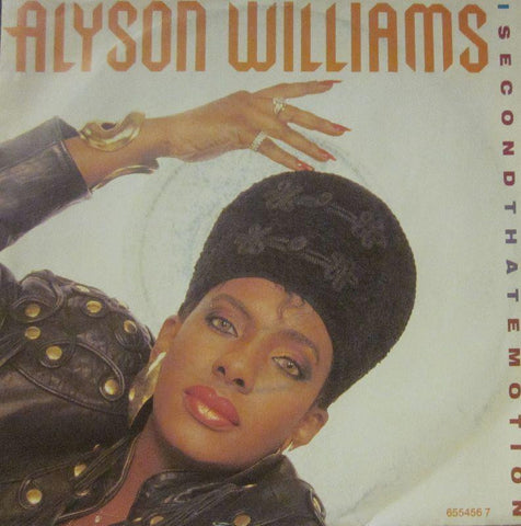 Alyson Williams-I Second That Emotion-CBS-7" Vinyl