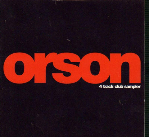 Orson-4 Track Club Sampler-CD Album