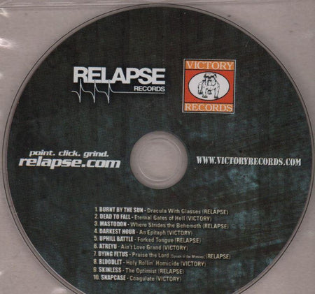 Various Rock-Point, Click, Grind, Relapse Records-CD Album