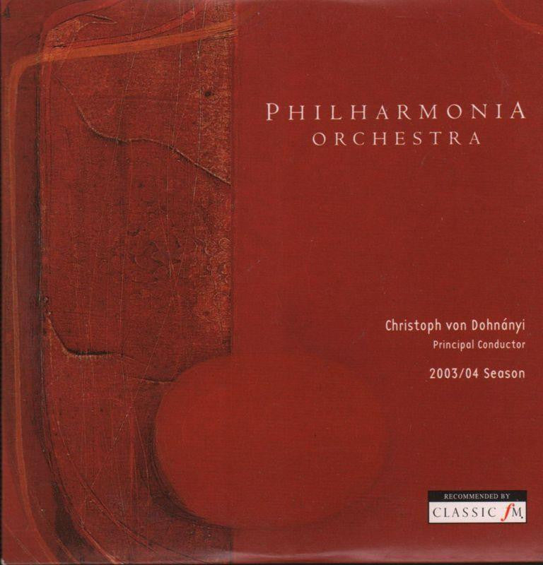 Various Classical-Philharmonia Orchestra 2003/2004 Season-CD Album