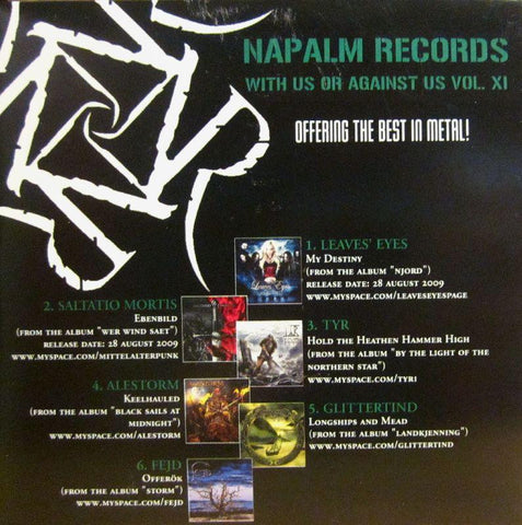Various Metal-With Us Or Against Us Vol XI-NaPALM-CD Album