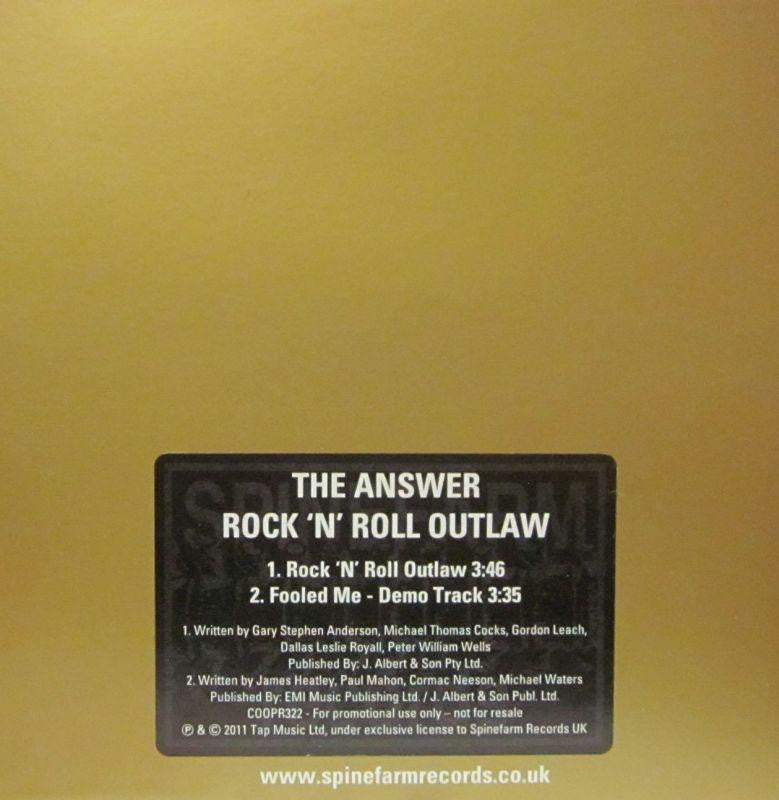 The Answer-Rock N Roll Outlaw-Spinefarm-CD Single